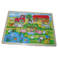 Wooden Jigsaw Puzzle Farm Wooden Puzzle (34009)